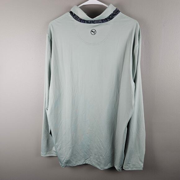 Puma x Liberty Golf 1/4 Zip Floral Print Pullover Men's Size Large - Picture 2 of 8